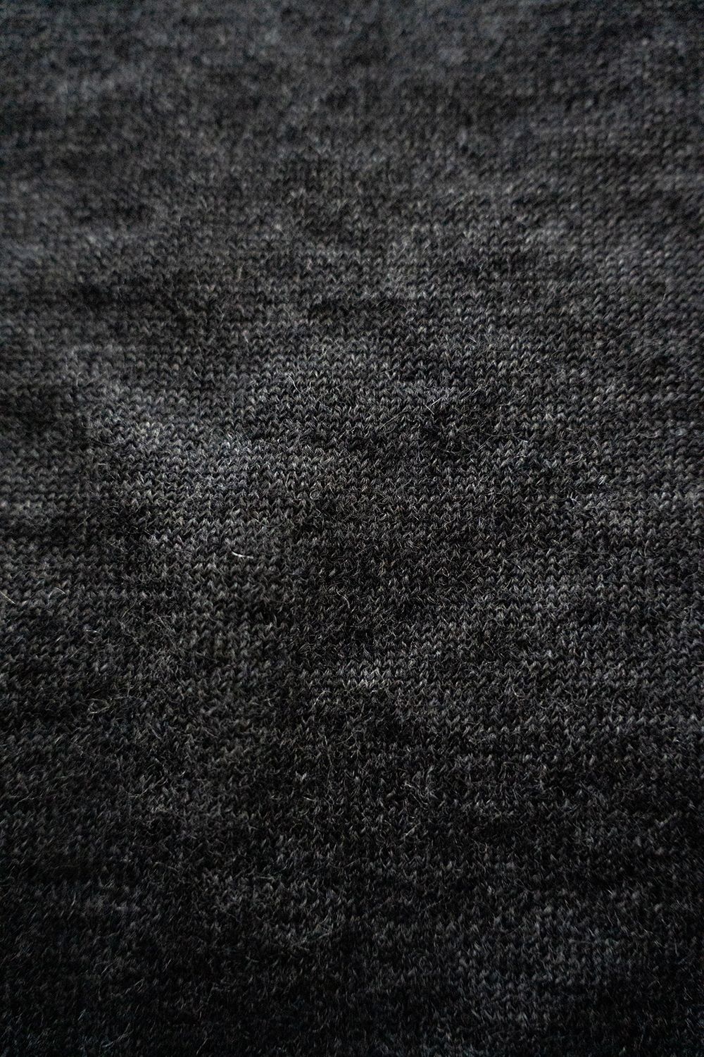 【25AW】エクストラキッドモヘア12Gニット(GRAY)