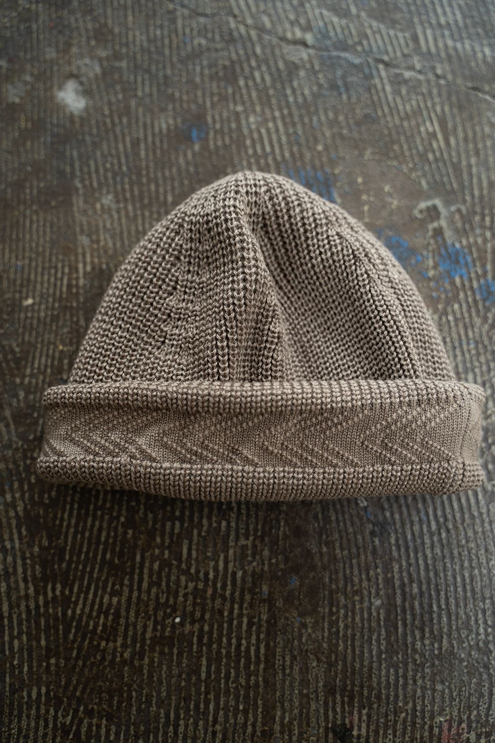【23AW】Yagasuri Knit Cap(GREIGE)