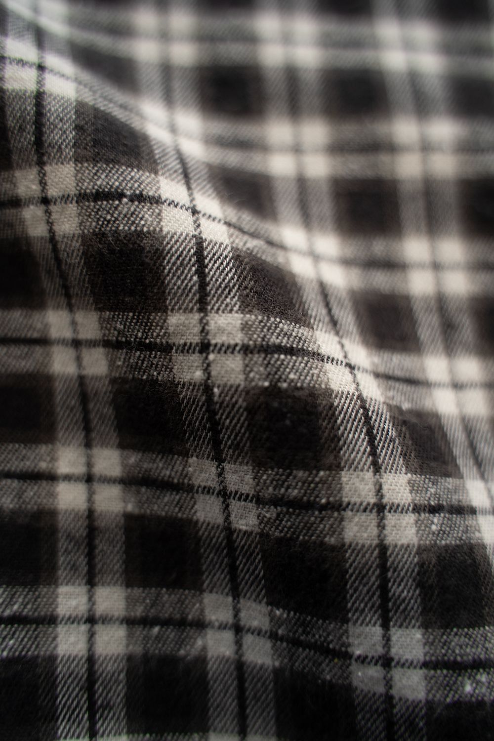 【26AW】Cotton Silk Check Shirts(CHARCOAL CHECK)