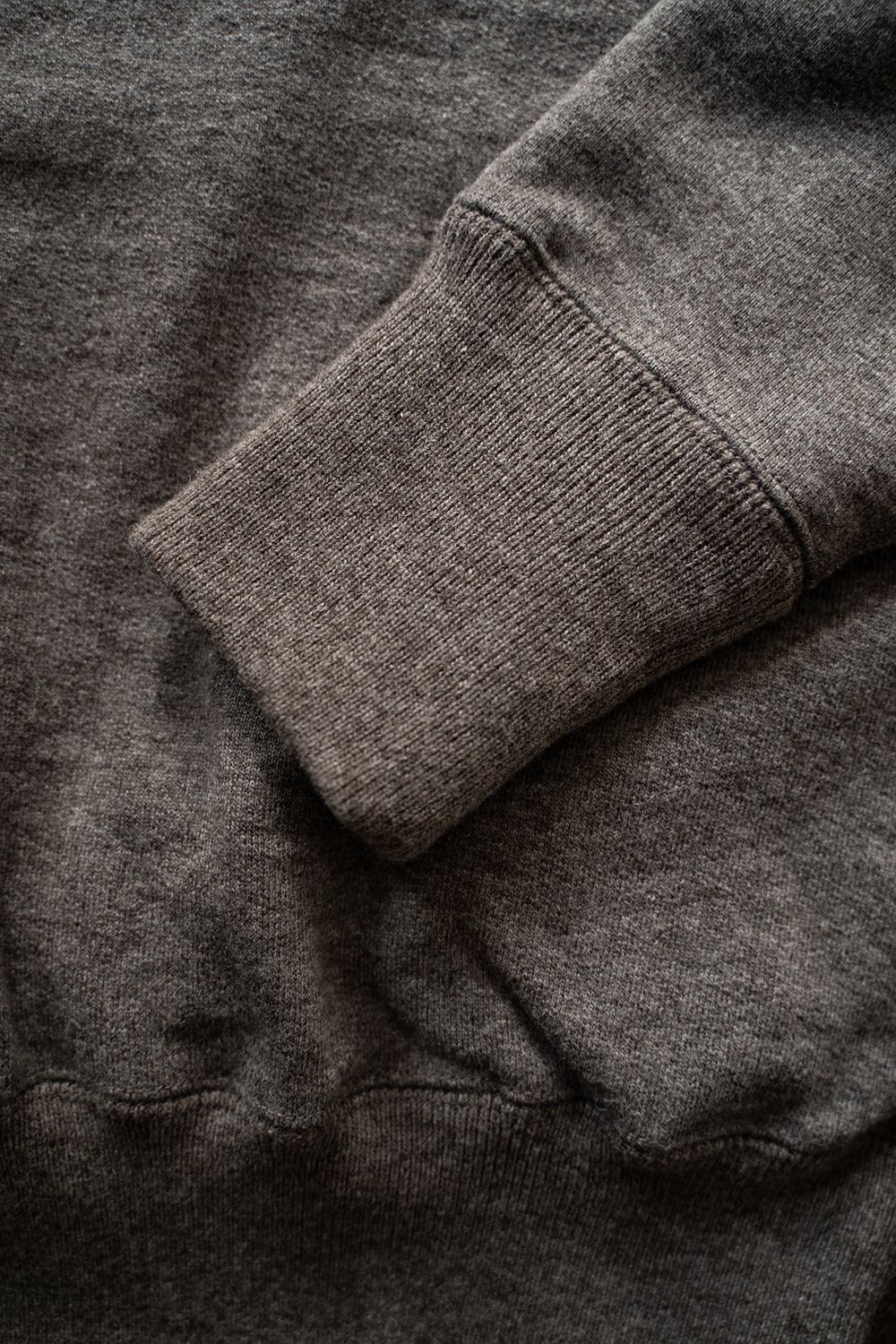 【ラスト1点】wool french terry turtle neck sweatshirt/ウールフレンチテリータートルネックスウェットシャツ(TAUPE)
