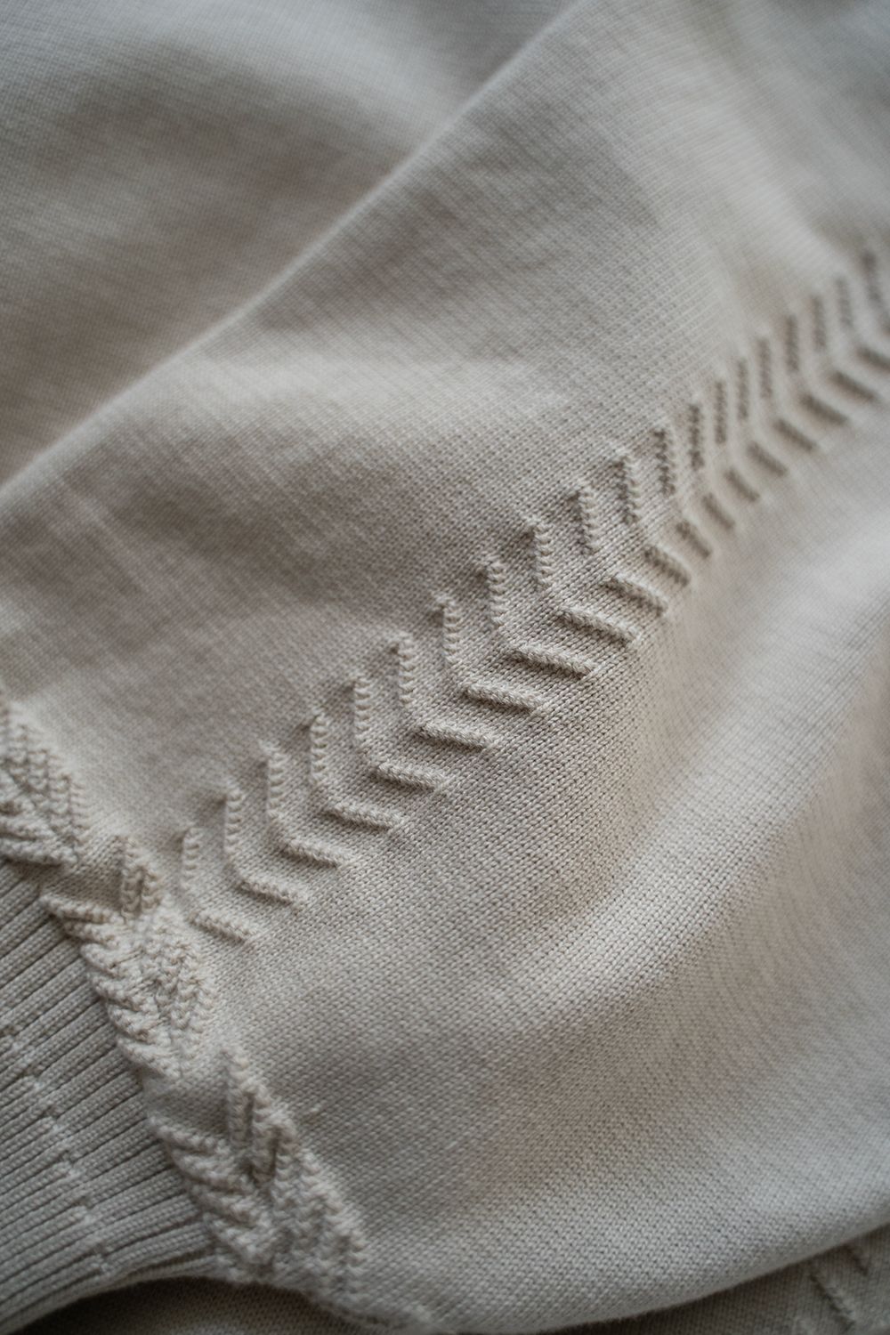 【ラスト1点】【24SS】Mebuki Knit Blouson(PEARL GRAY)