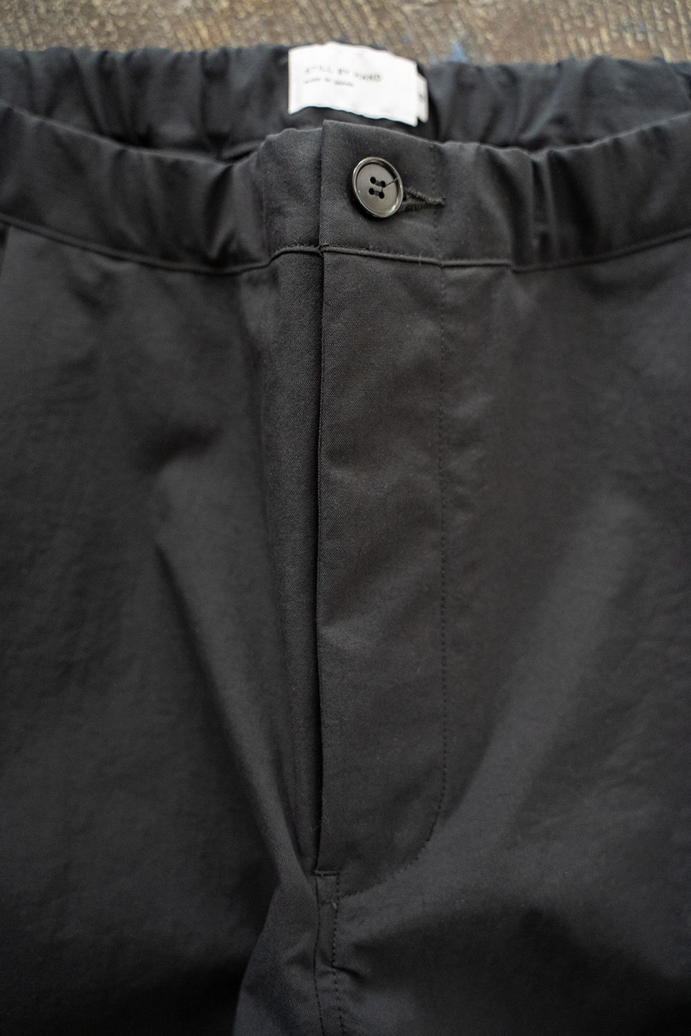 【ラスト1点】【24SS】ディープタックナイロンイージーパンツ(BLACK)