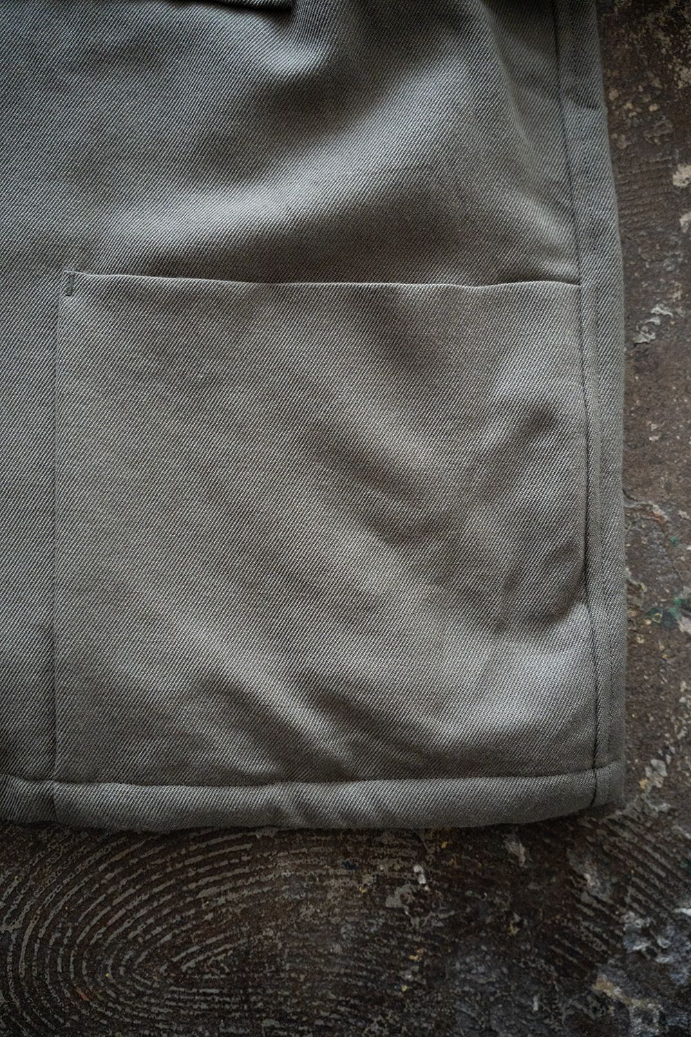 【25AW】ウールサージカバーオール(SAGE)