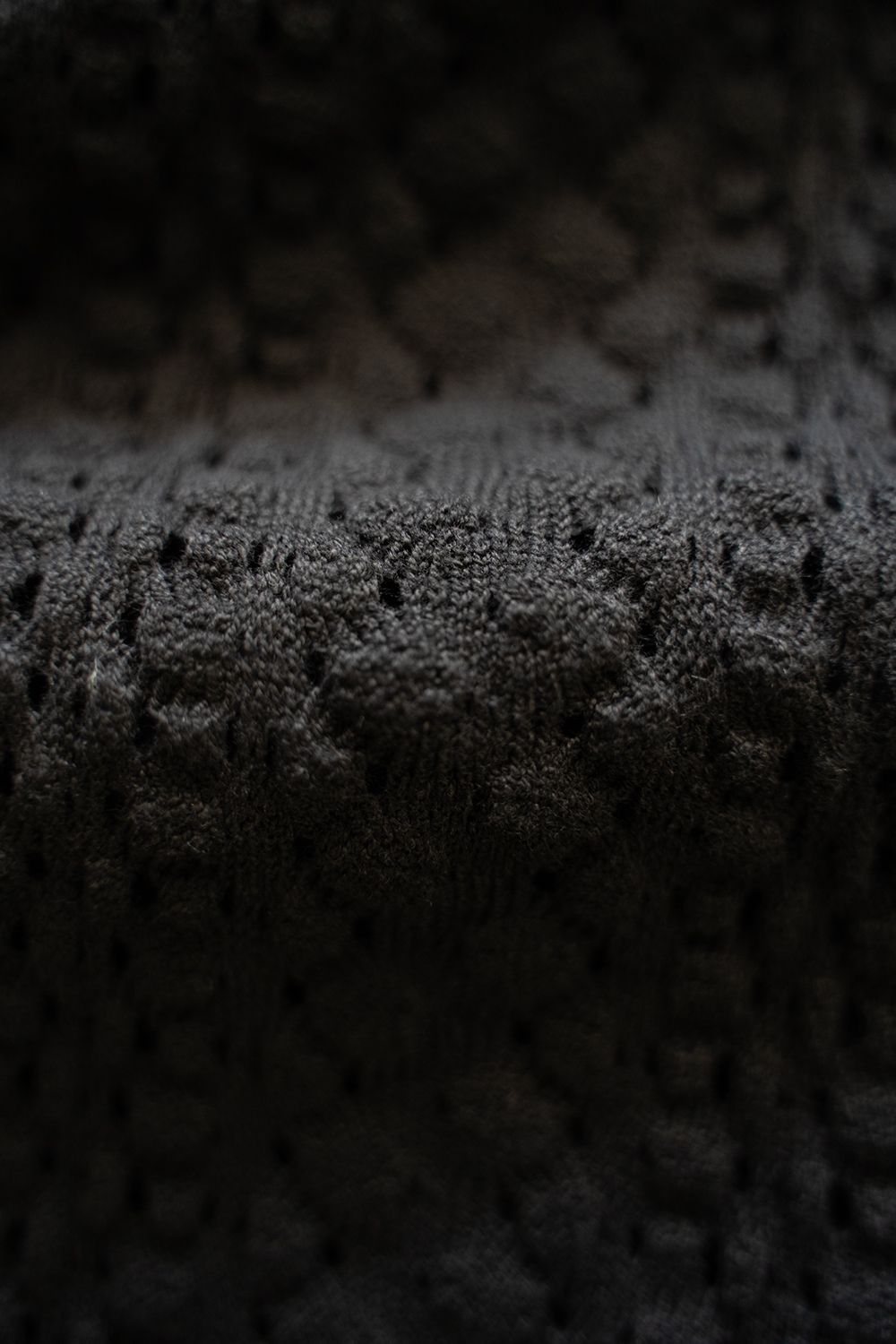 【ラスト1点】【24SS】Barfuss Knit H/S Shirt/バルファスニットハーフスリーブシャツ(BLACK)