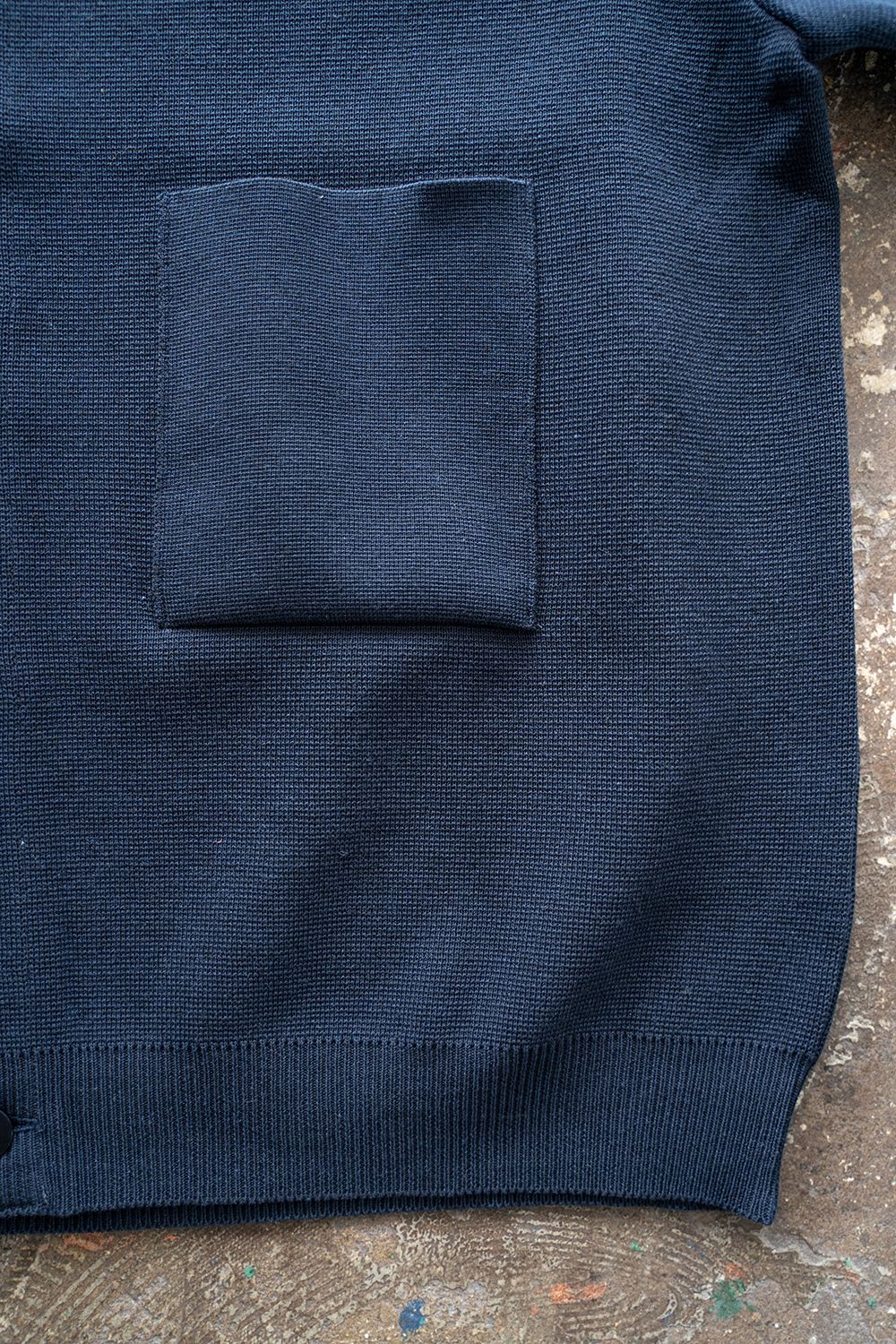 【ラスト1点】【23SS】ミラノリブニットジャケットカーディガン(NAVY)