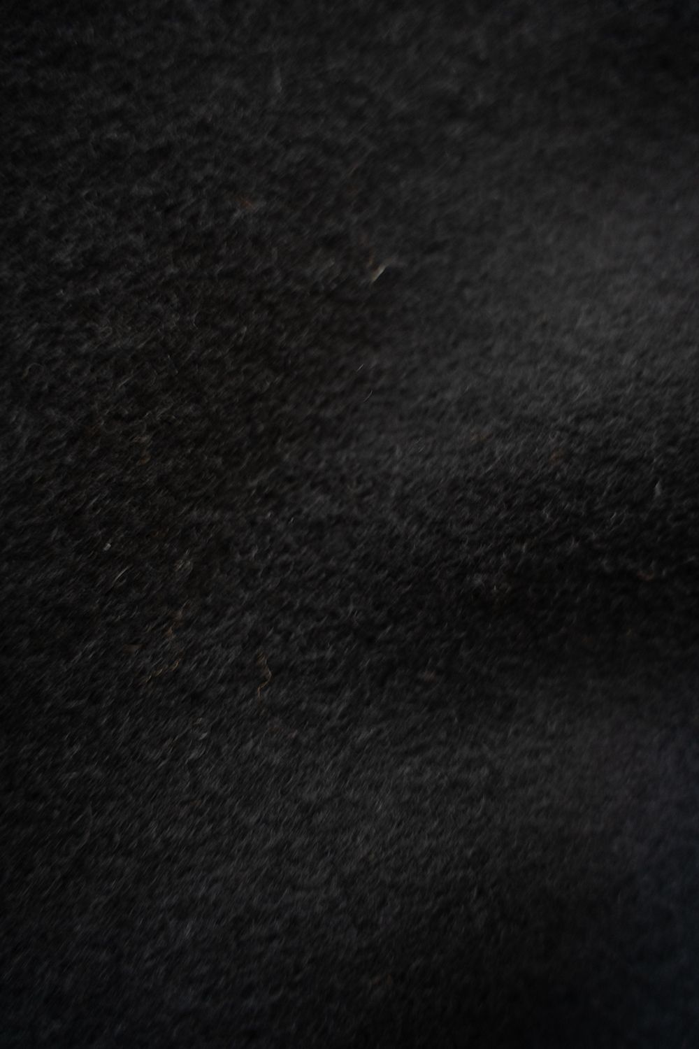 【ラスト1点】【24AW】ラムウールメルトンフードコート(BLACK)