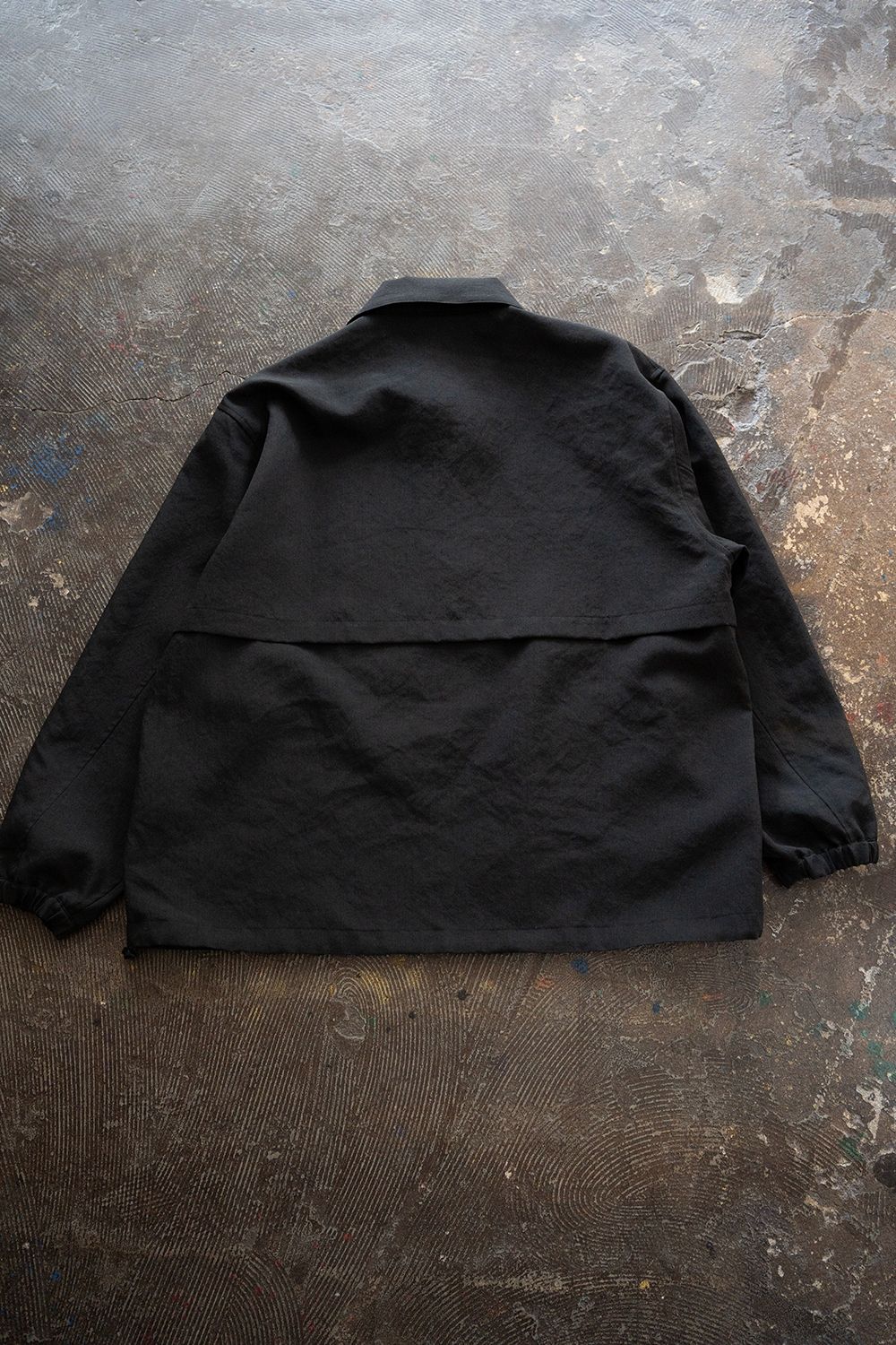【25AW】撥水ナイロンアノラック(INK BLACK)