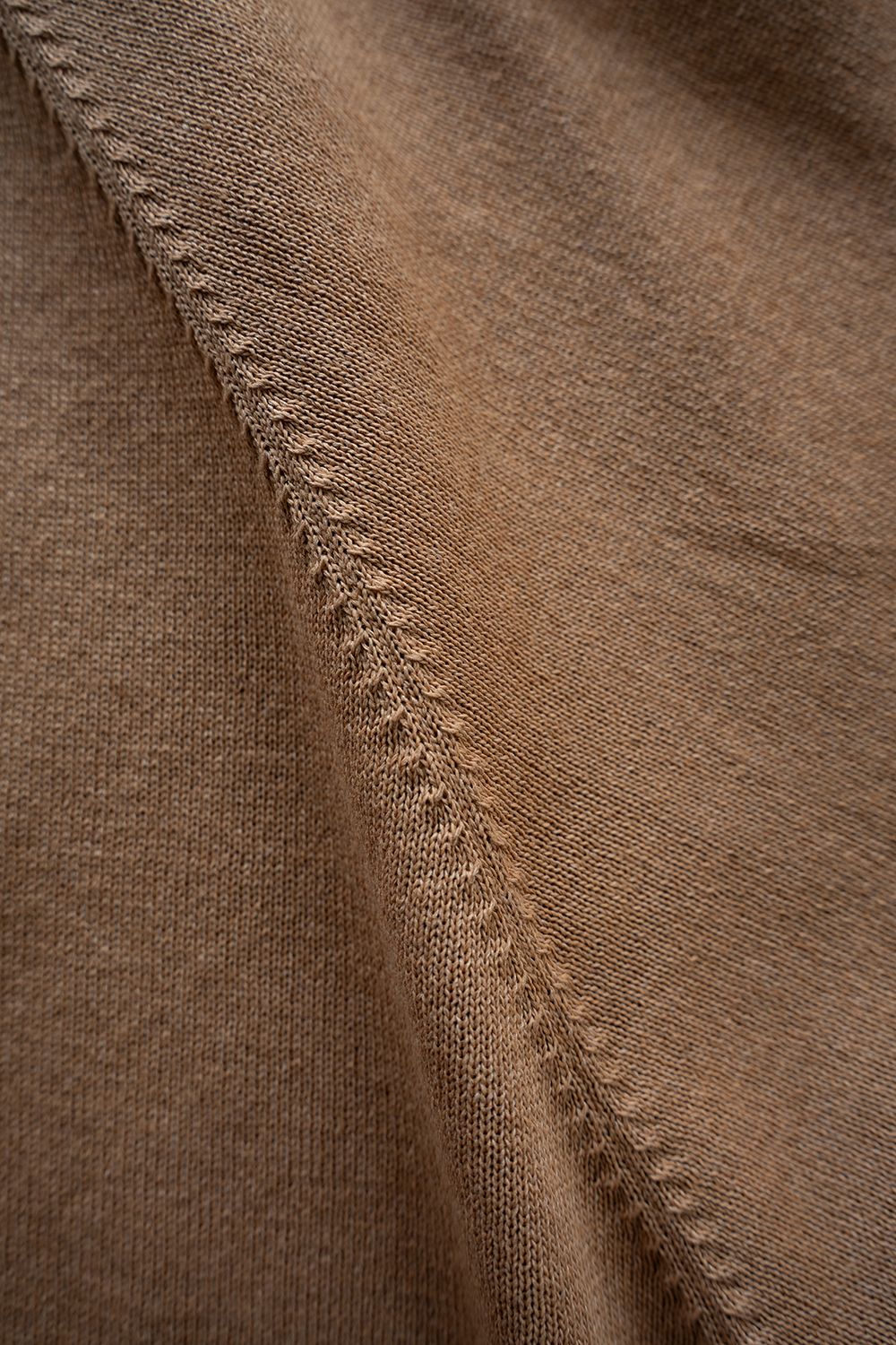 【26SS】和紙混12GラグランスリーブニットTee(PALE OLANGE)