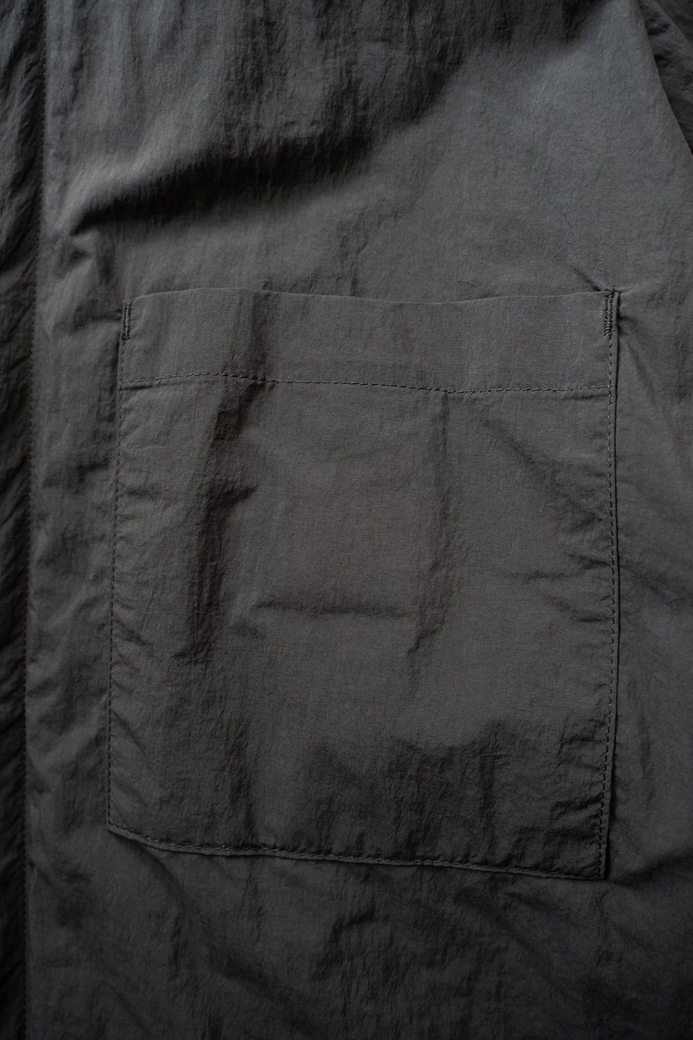 【25AW】シンサレートシャツブルゾン(INK BLACK)