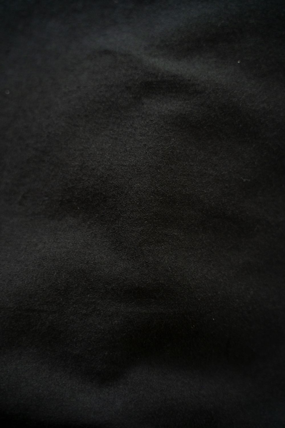 【26SS】コットンモールスキンジップブルゾン(INK BLACK)