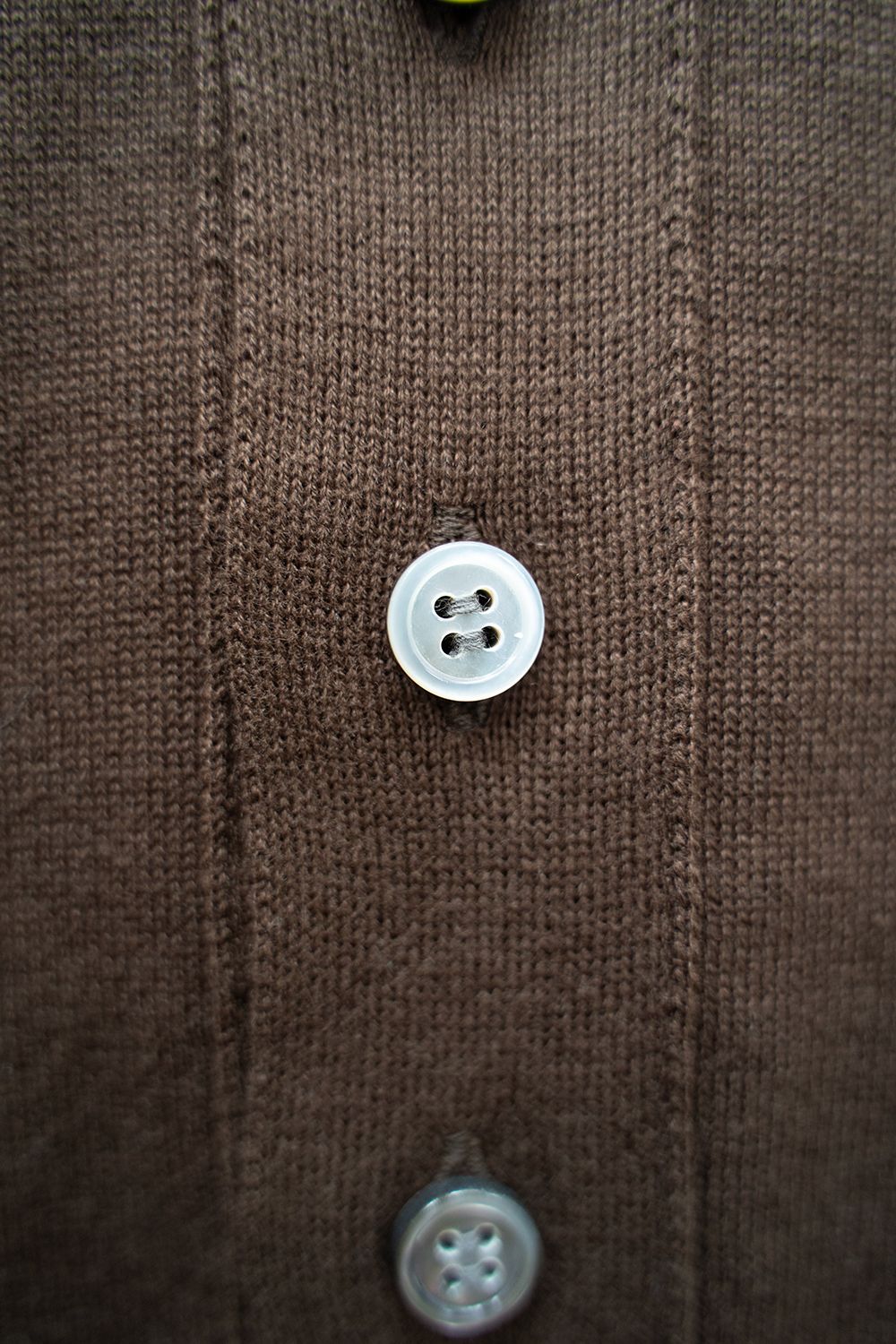 【ラスト1点】【24SS】Ogawa Henley Knit(BROWN)
