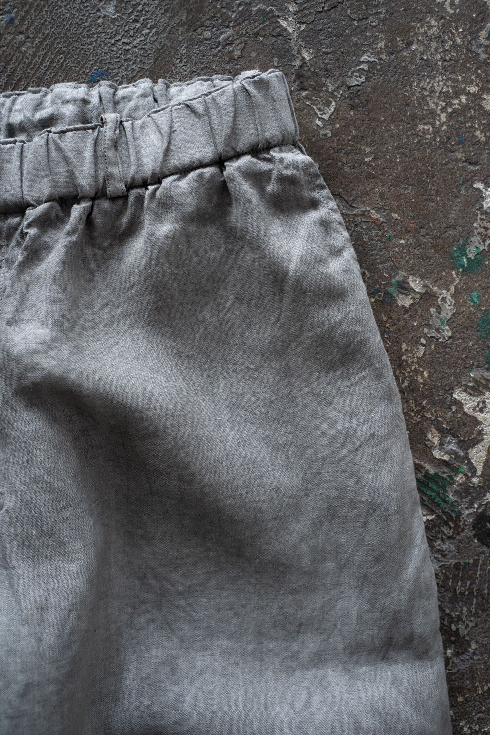 大麻ワイドパンツ(松煙)