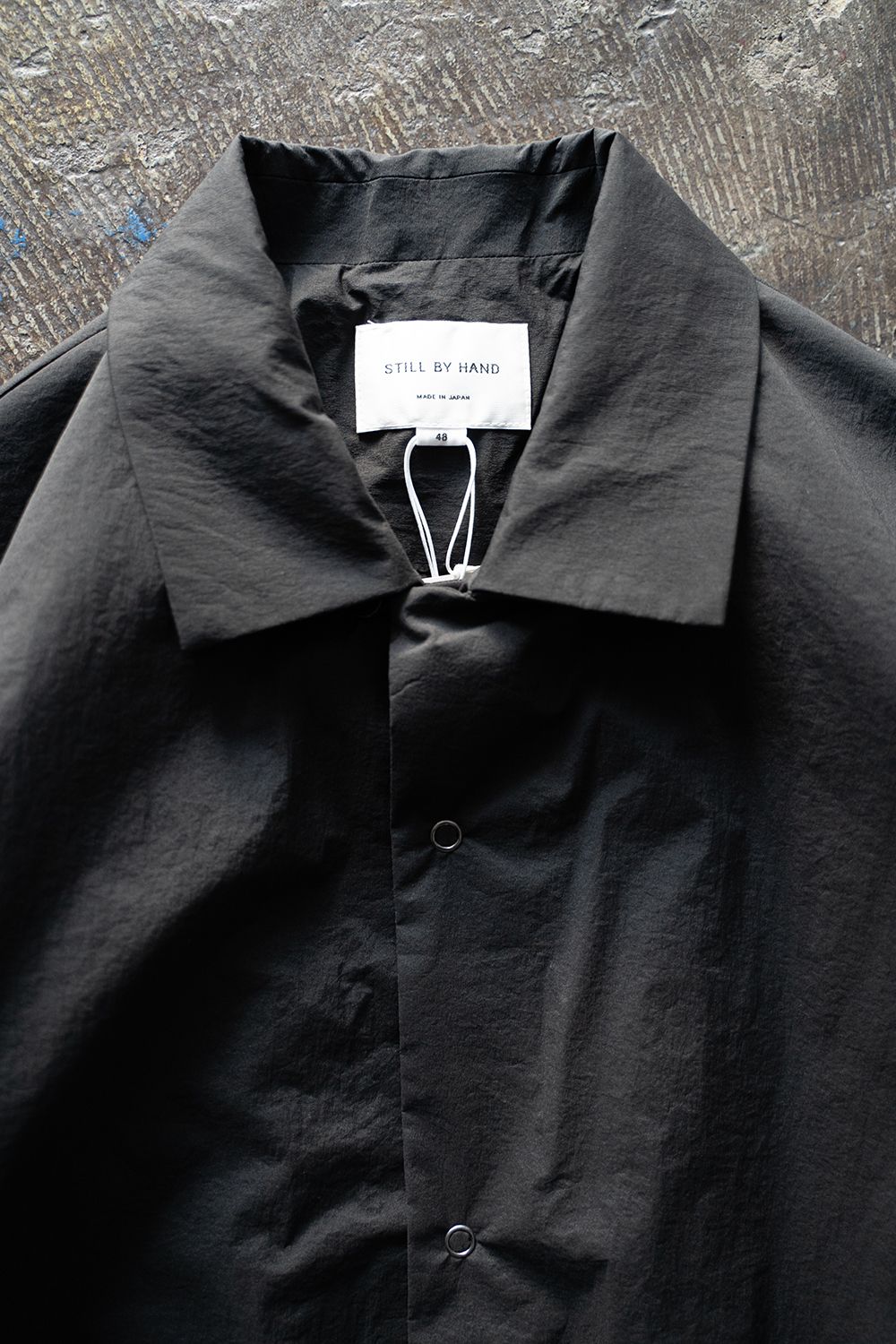 【ラスト1点】【24AW】シンサレートシャツブルゾン(BLACK)
