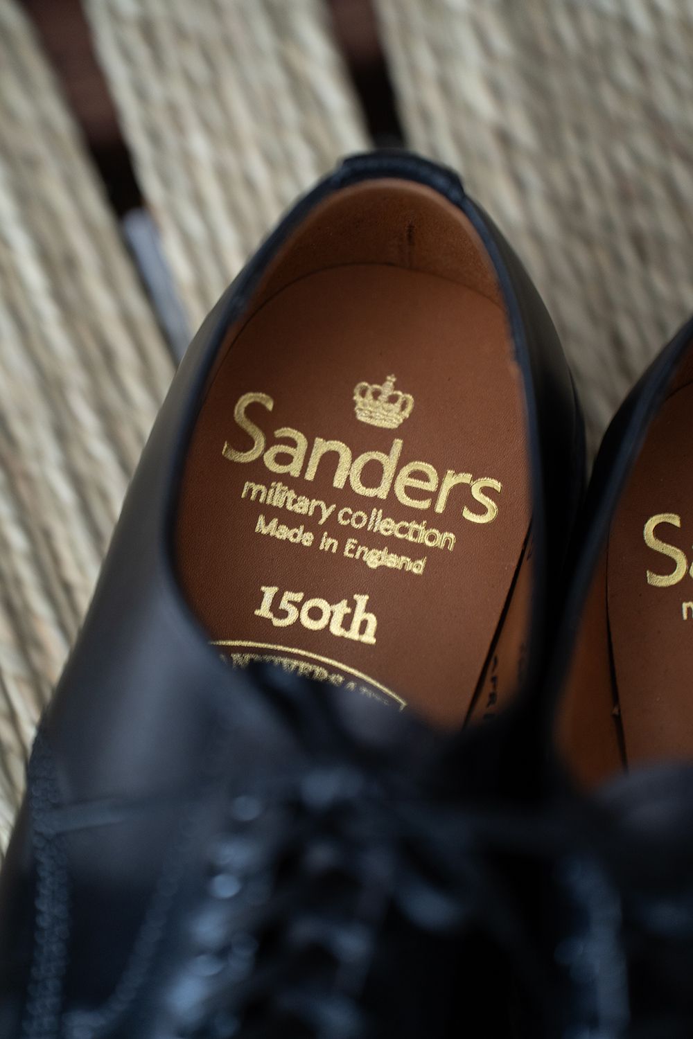 SANDERS - 【ラスト1点】150TH Anniversary Military Derby Shoe(BLACK 