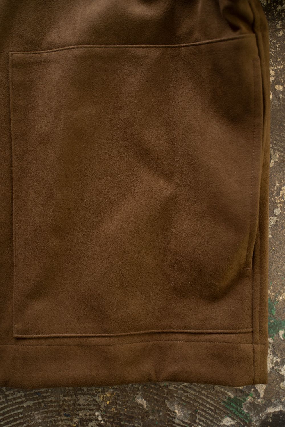 【ラスト1点】【26AW】フェイクスウェードブルゾン(BROWN)