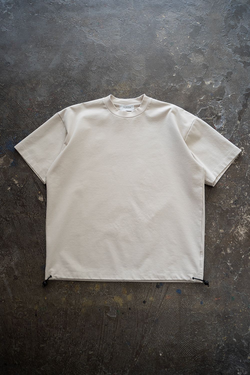 【ラスト1点】【24SS】Short Sleeve Draw Code Pull Over(OATMEAL)