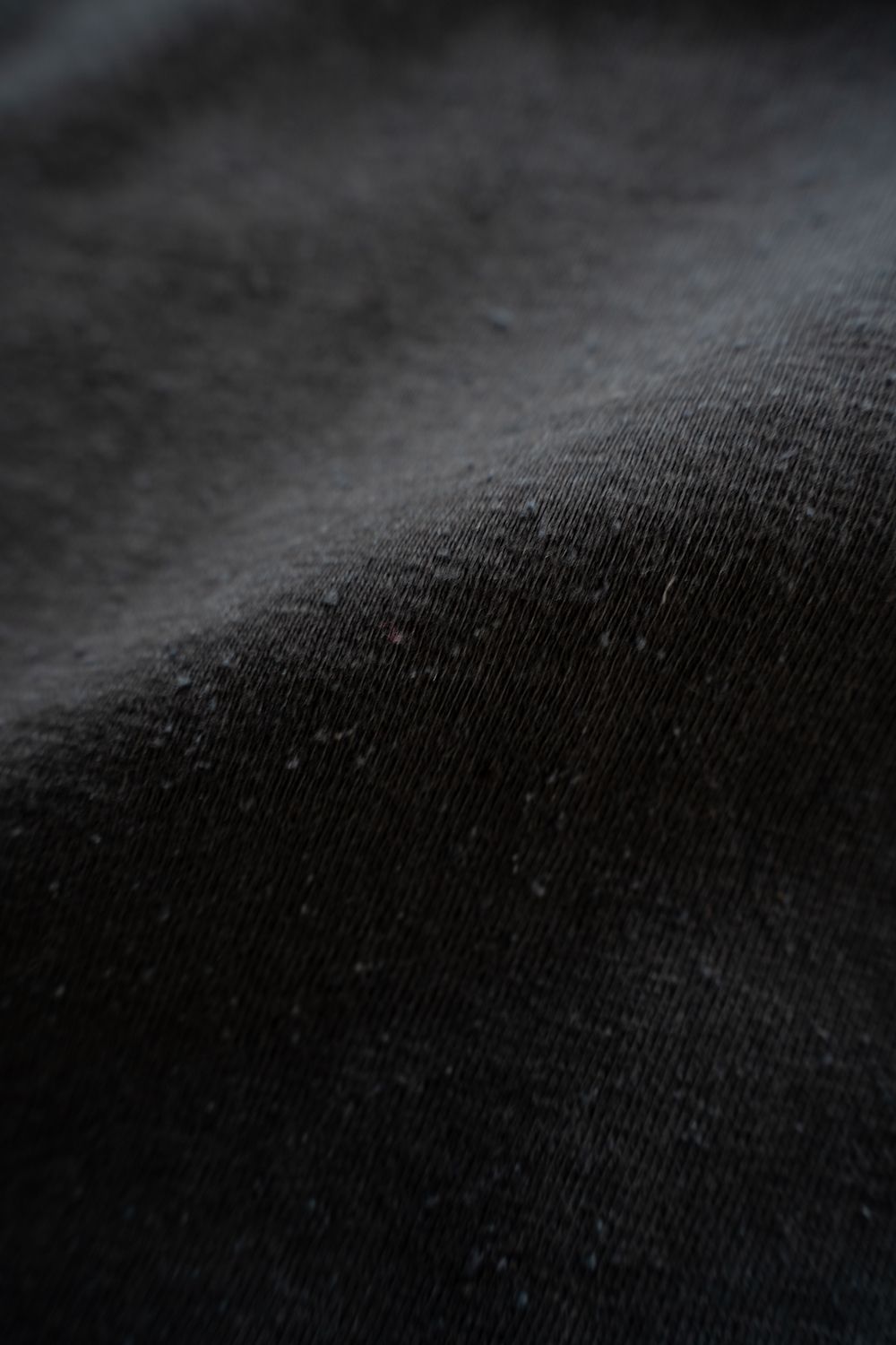 【26SS】シルクネップスプリットヨークTシャツ(CHARCOAL)