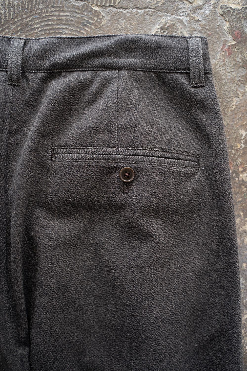 【25AW】Herringbone Trousers/ヘリンボーントラウザーズ(BROWN)