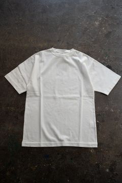 【ラスト1点】スビンコットン30/2吊り天竺半袖T(OFF WHITE)