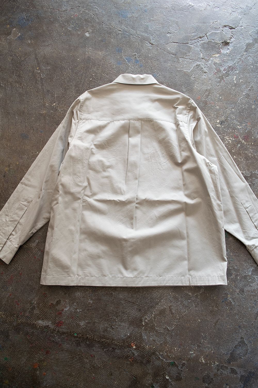 【ラスト1点】【20AW】Box Placket Overshirt(BEIGE)