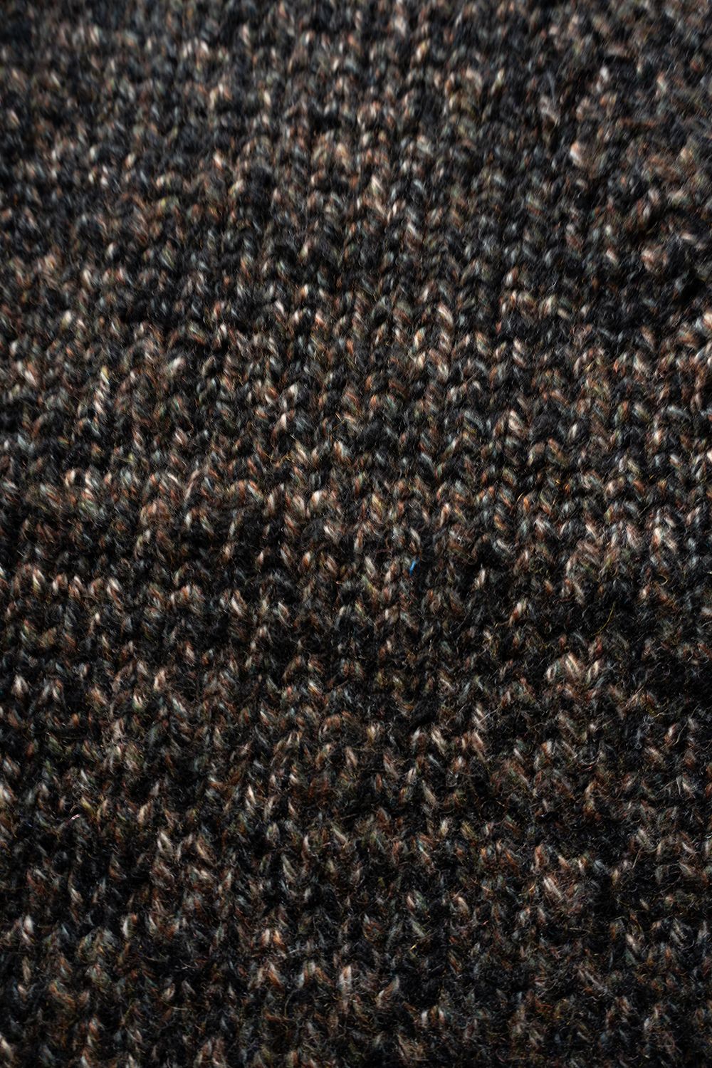 【Sサイズ】yak/lambs multi ply HAND KNITTING cowichan sweater(CAMO)