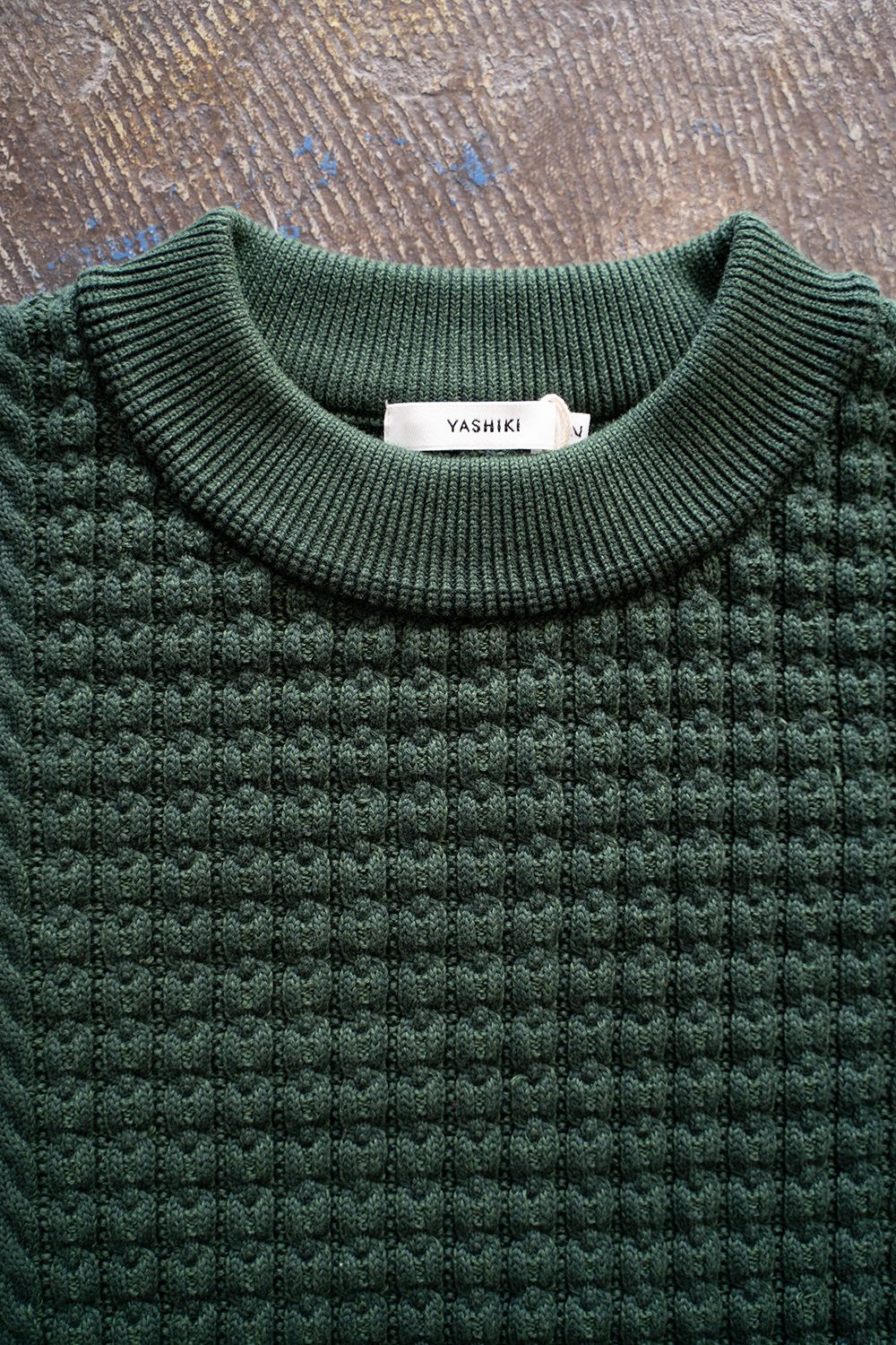 YASHIKI - Honami Knit(GREEN) | Salty