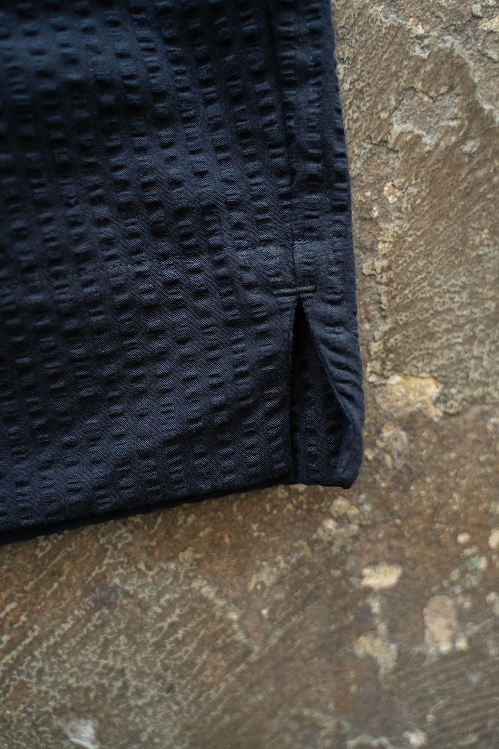 【25SS】"week s/s"pajama【セットアップ】(seersucker NAVY)