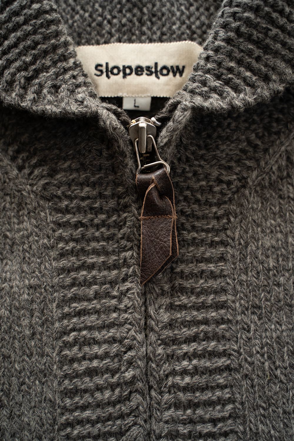 【Sサイズ】Cotton/Papar/Wool HAND KNITTING cowichan sweater(KURE)