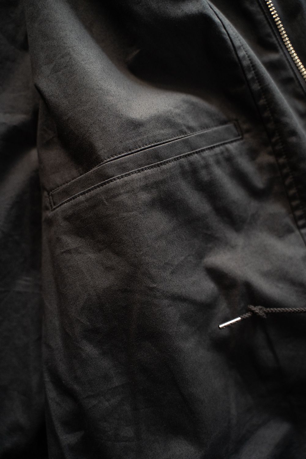 【ラスト1点】【24AW】撥水コットンウェザーステンカラーコート(CHARCOAL)