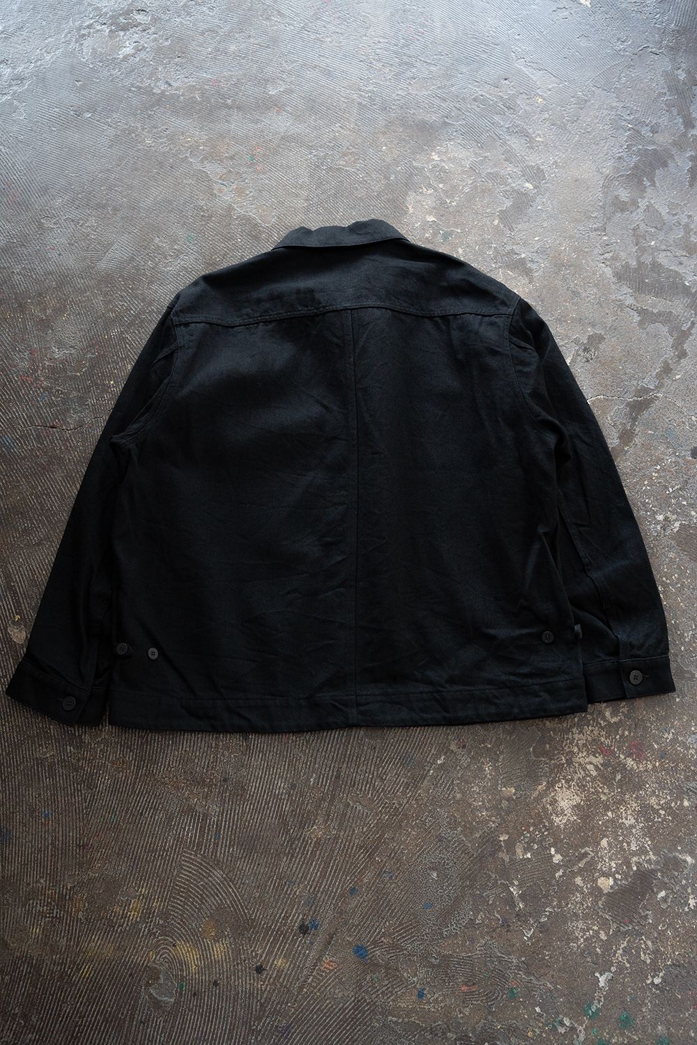 【26AW】12ozデニムブルゾン(BLACK)