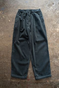 【ラスト1点】【24AW】太畝コーデュロイイージーパンツ(TEAL BLUE)