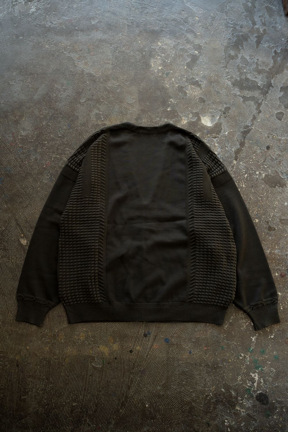 【25AW】Hakuhyo Zip Cardigan(DARK OLIVE)