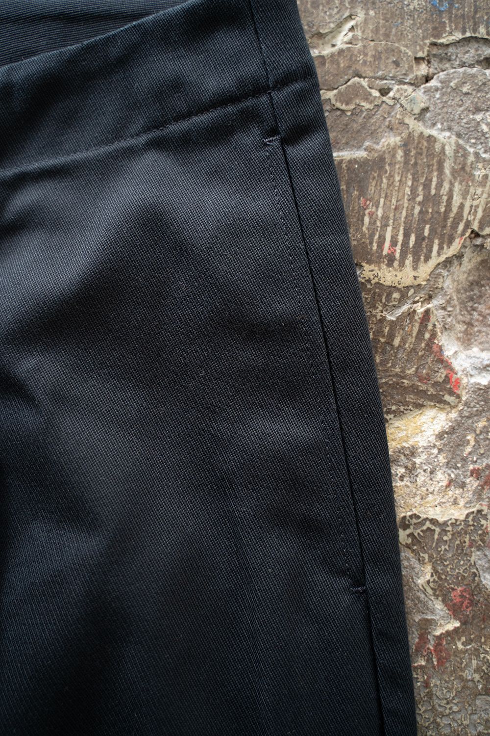 【25SS】ヘビーコットンツイルニータックパンツ(DARK NAVY)