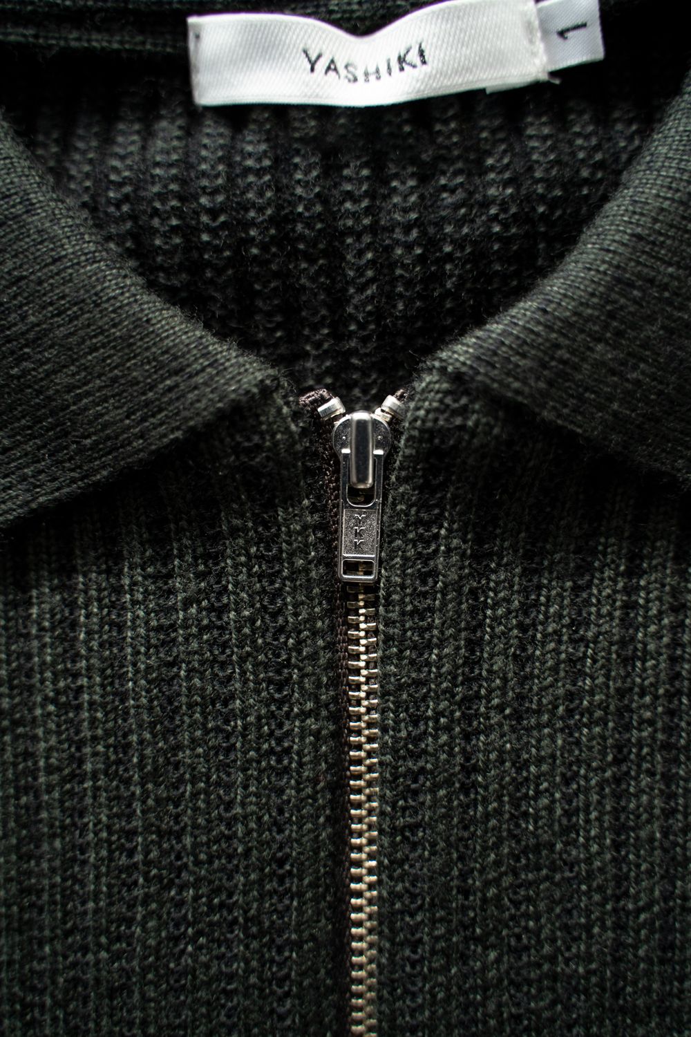 【26AW】Teriha Zip Polo(DARK OLIVE)