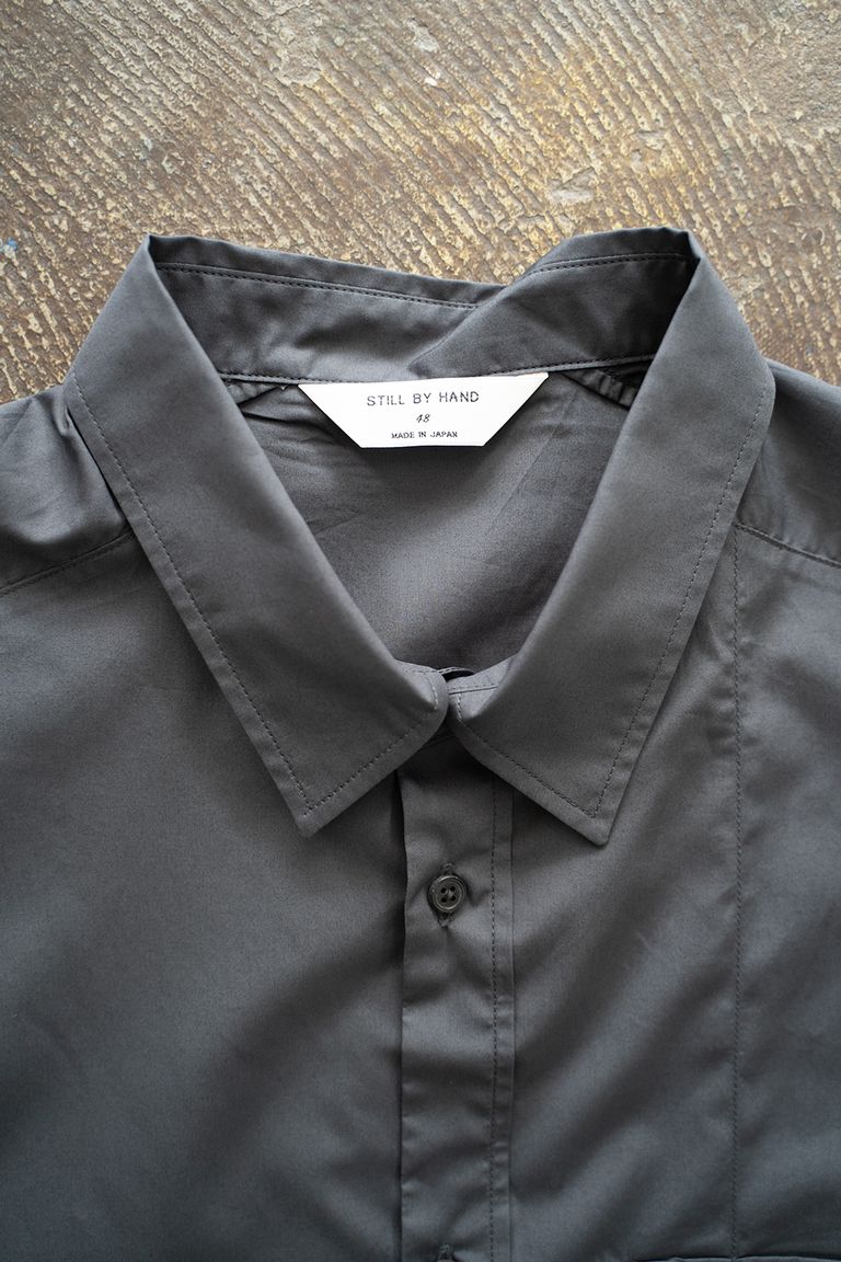 STILL BY HAND - 【ラスト1点】【24SS】200双サドルスリーブ半袖シャツ 