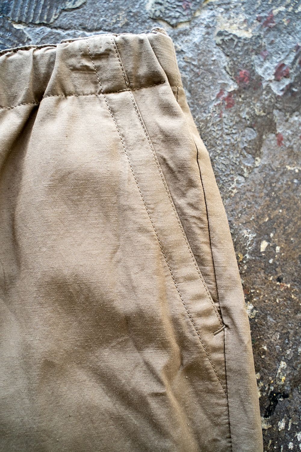 【ラスト1点】【22SS】ラミーキュプライージーパンツ(KHAKI BEIGE)