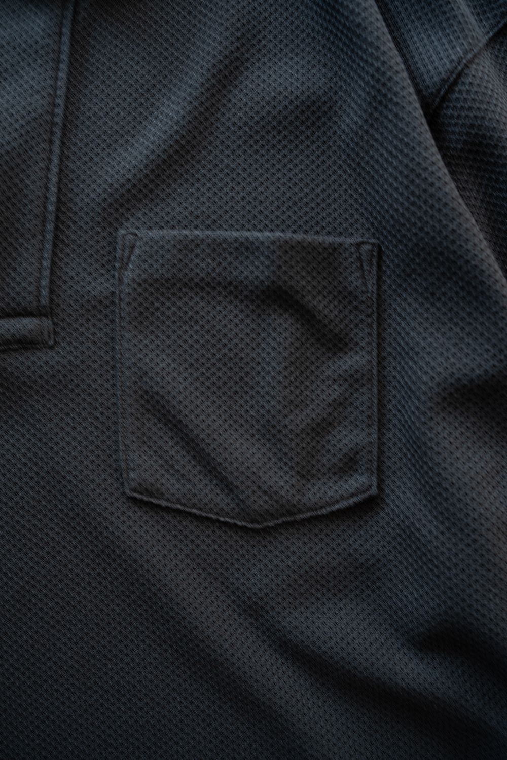 【26SS】コットン×ポリエステルスキッパーカットソー(CHARCOAL)