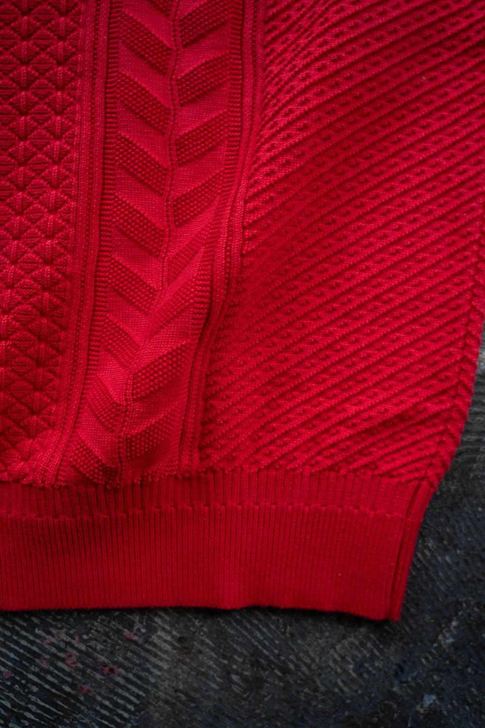 YASHIKI - 【24SS】Haruno Knit(RED) | Salty