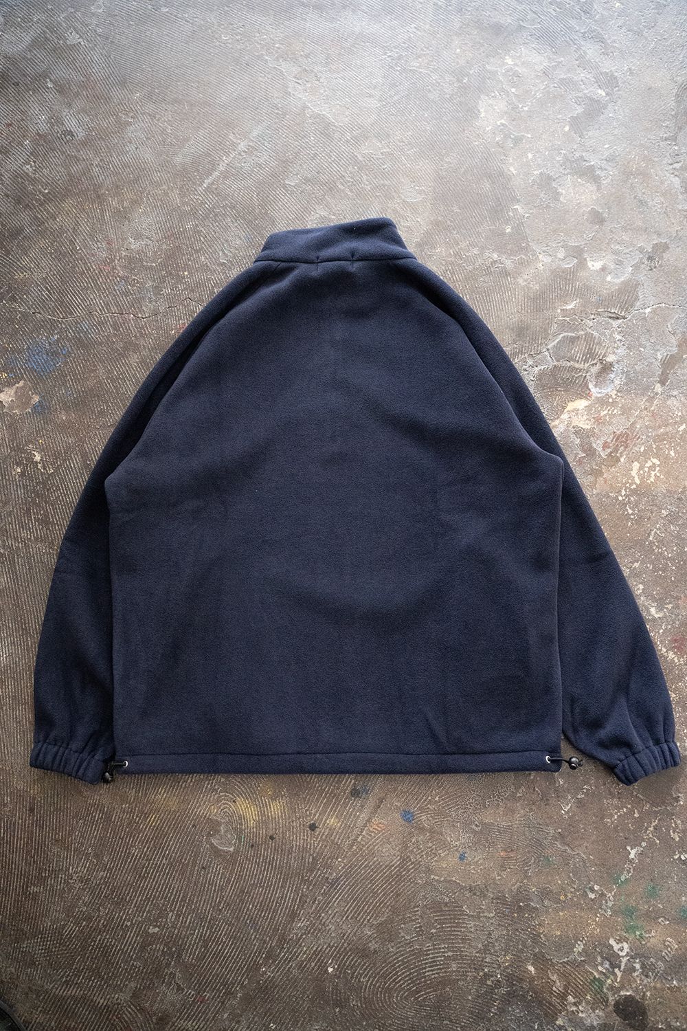 【ラスト1点】【23AW】Half Zip Layered Pull Over/ハーフジップレイヤードプルオーバー(RICH NAVY)