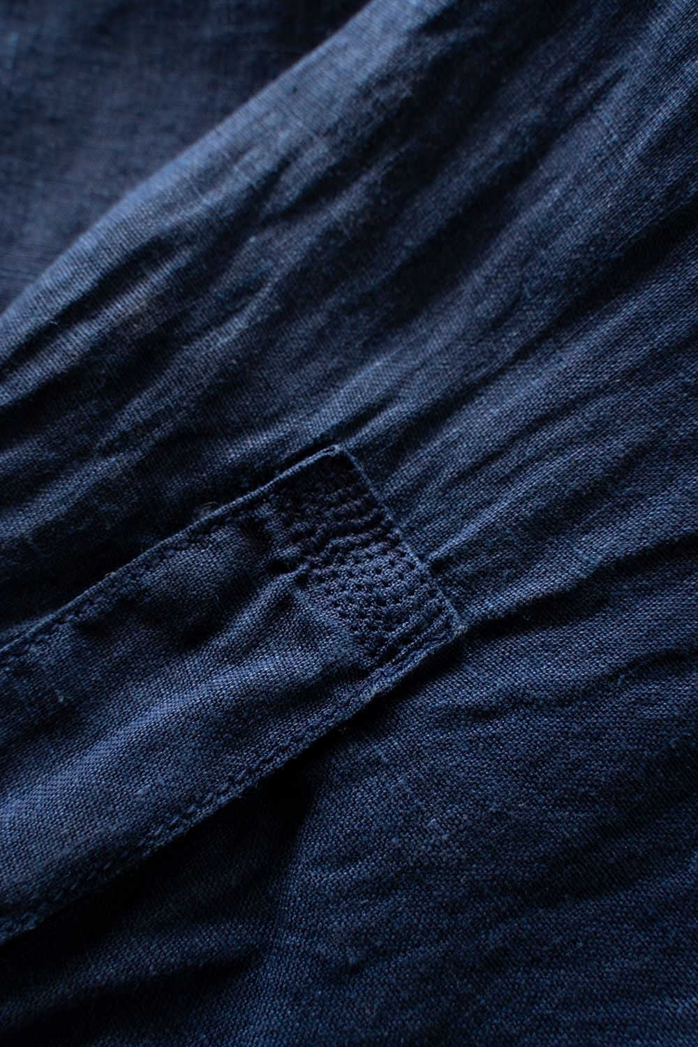 大麻シャツ 3(藍(濃))