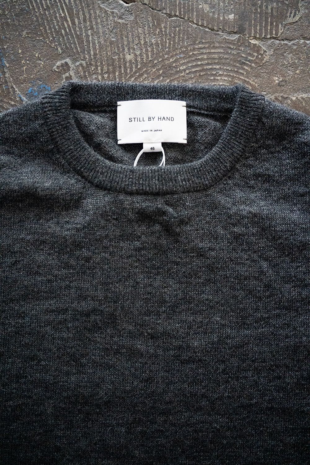 【25AW】エクストラキッドモヘア12Gニット(GRAY)