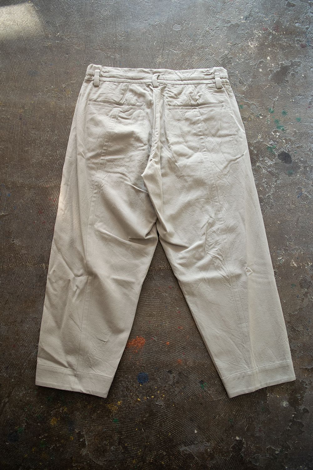【ラスト1点】【20AW】Drawstring Seam Pants(BEIGE)