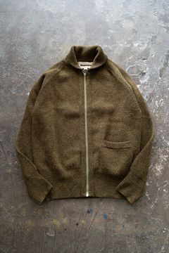 【ラスト1点】Hard twisted Shetlandwool type C-2(KHAKI)