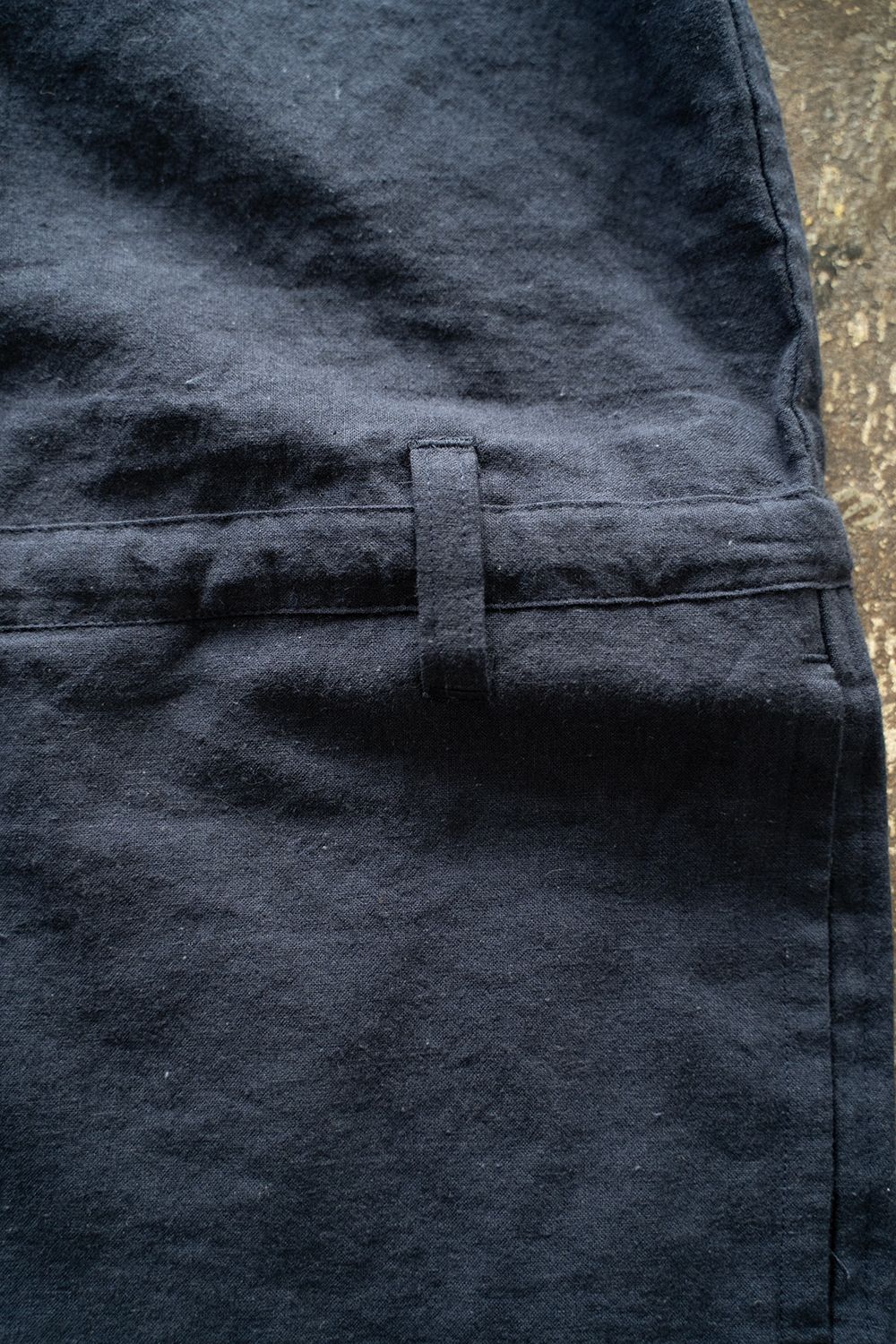 【ラスト1点】【23SS】"joint(short)"pajama【オールインワン】(LINEN COTTON NAVY)