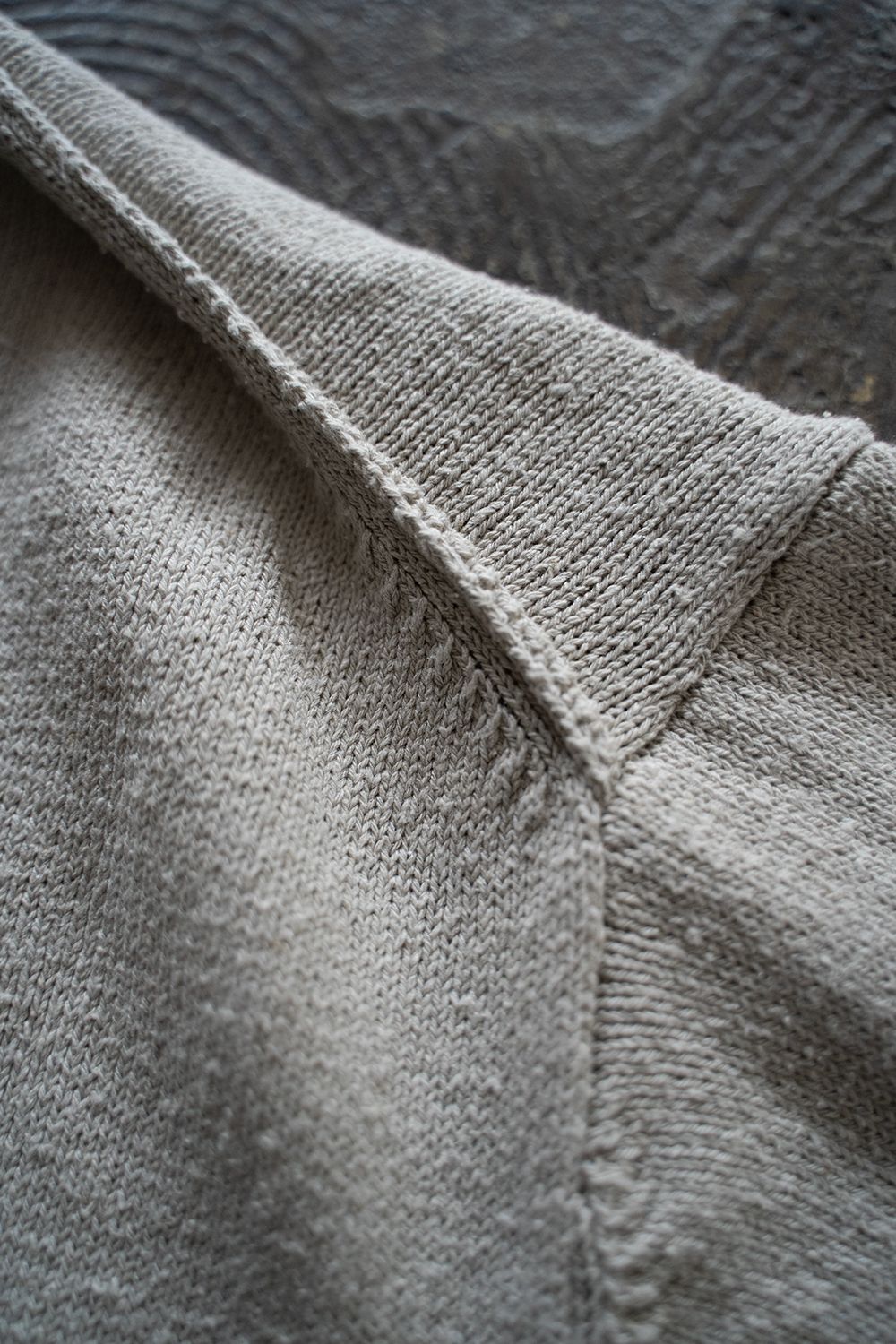 【ラスト1点】【23AW】シルククルーネックニット(OATMEAL)