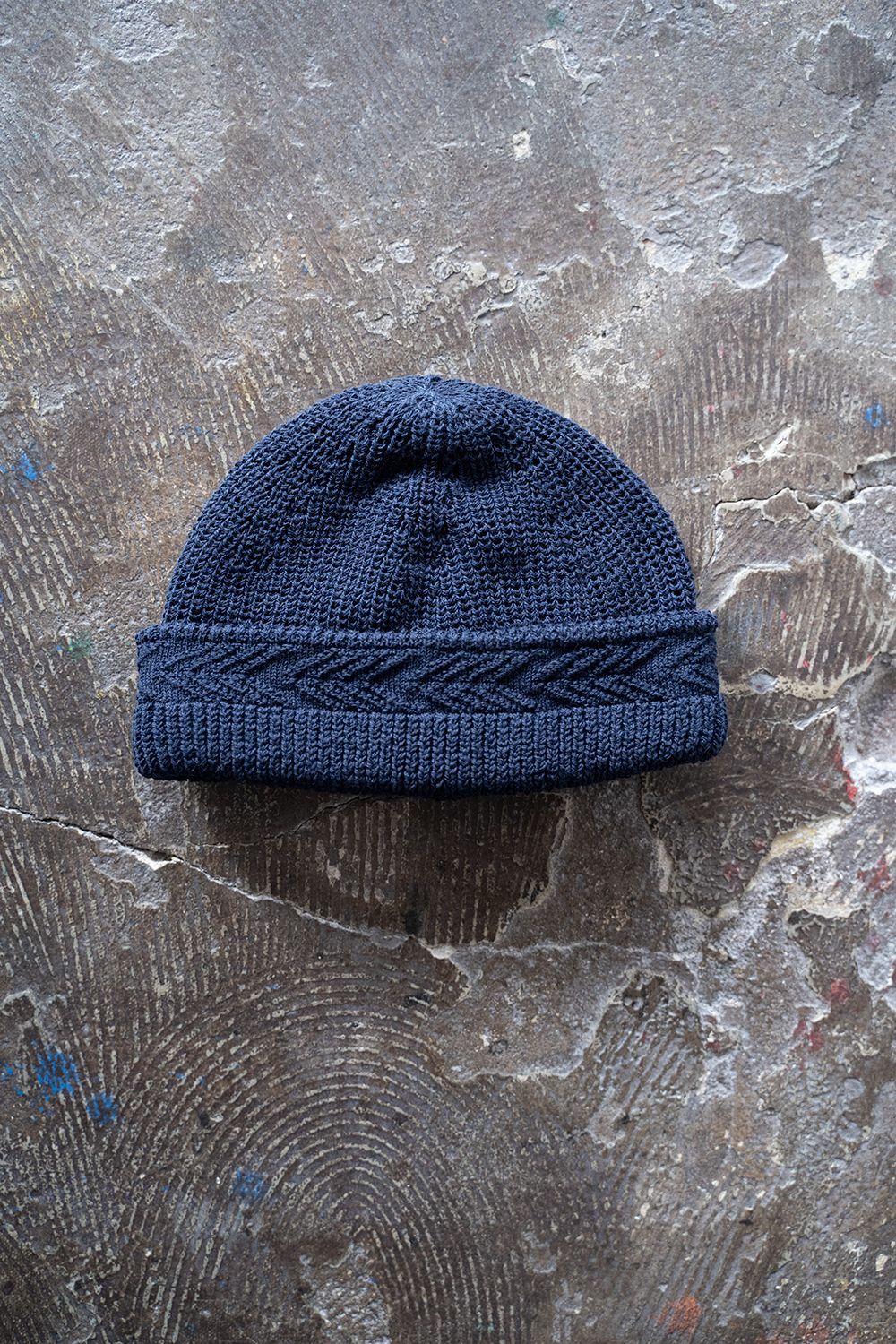 YASHIKI - 【22SS】Yagasuri Knit Cap(BLACK) | Salty