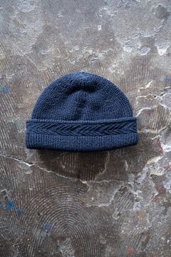 【22SS】Yagasuri Knit Cap(NAVY)