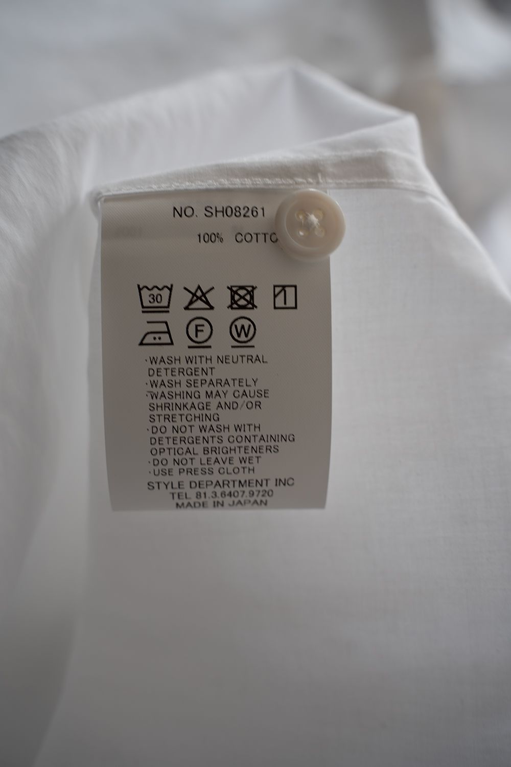 【26SS】コットンブロード半袖シャツ(WHITE)