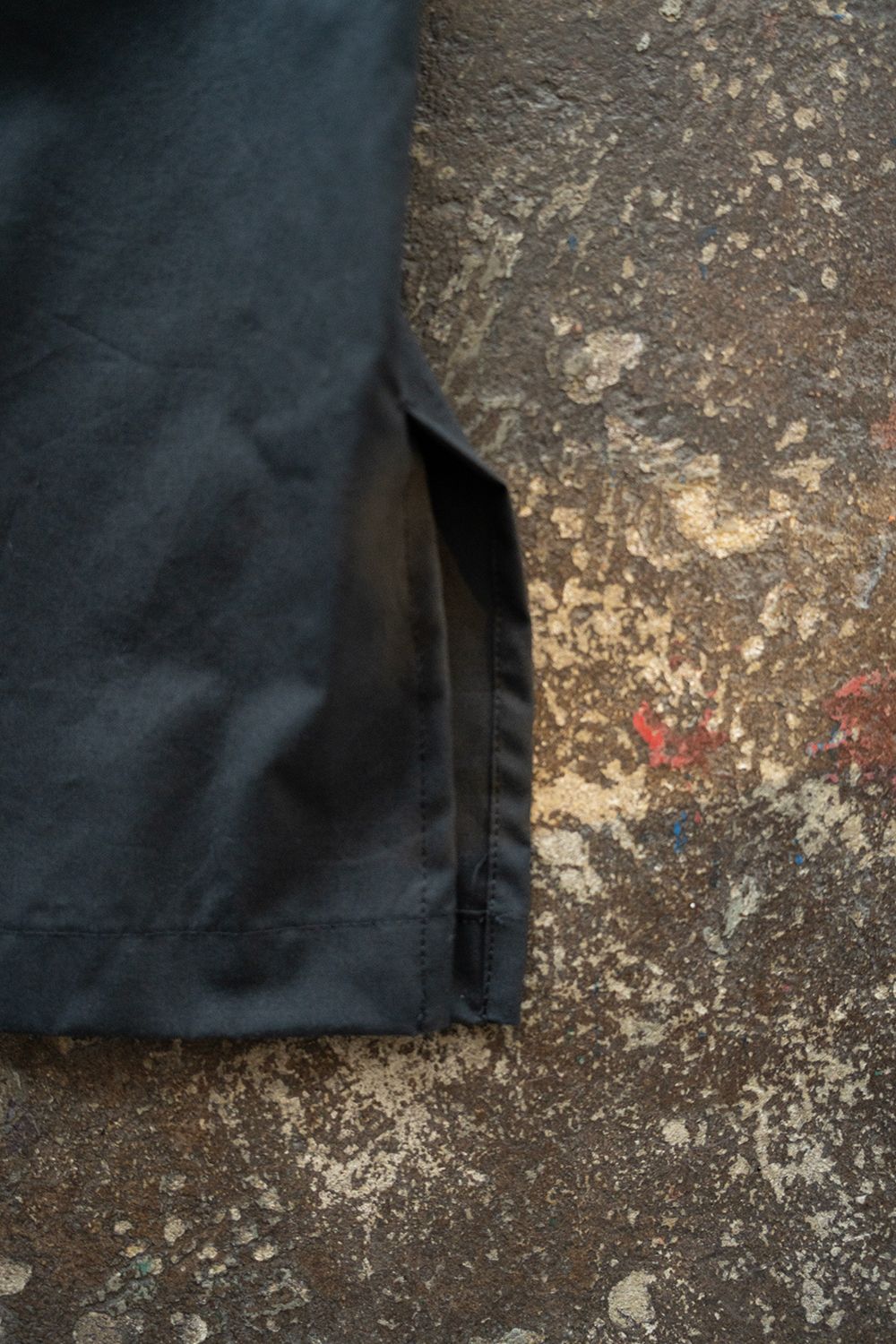 【26SS】コットン×シルクタイプライタースキッパーシャツ(CHARCOAL)