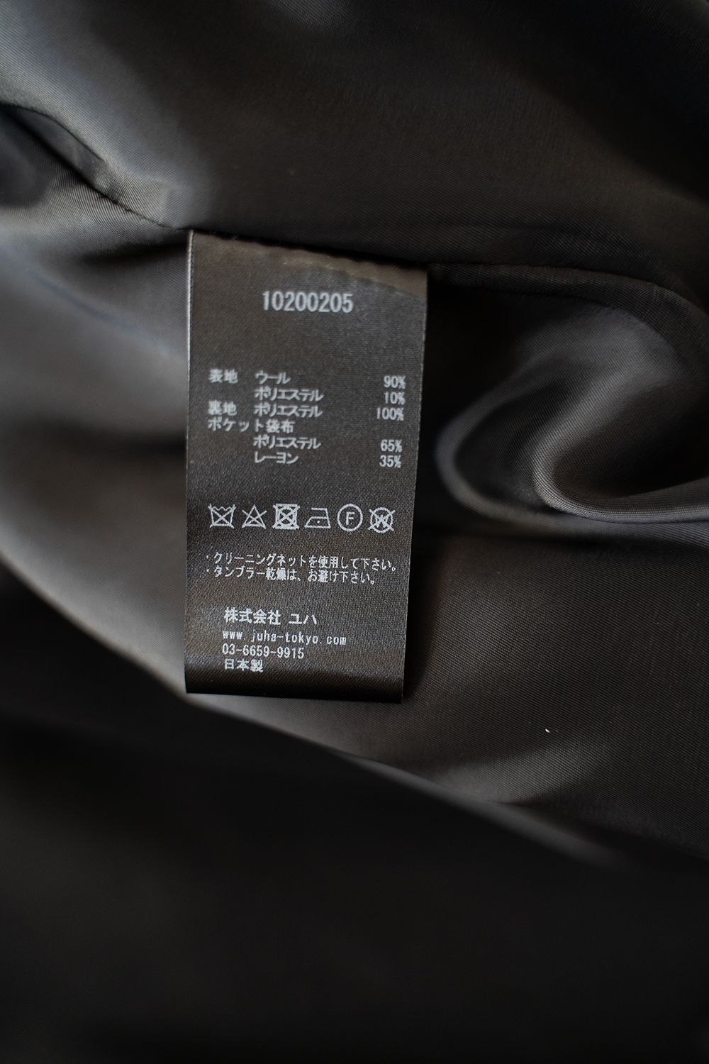 【ラスト1点】【24AW】Melton Track Jacket/メルトントラックジャケット(BLACK)